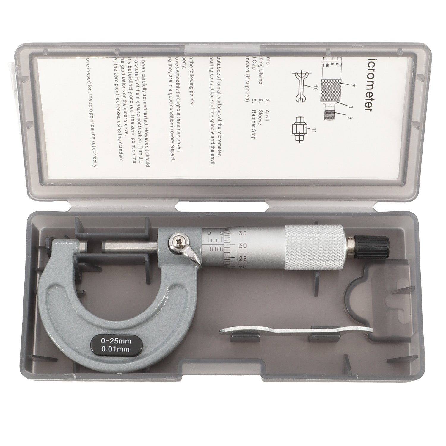 Outside micrometer analog 0.01 mm