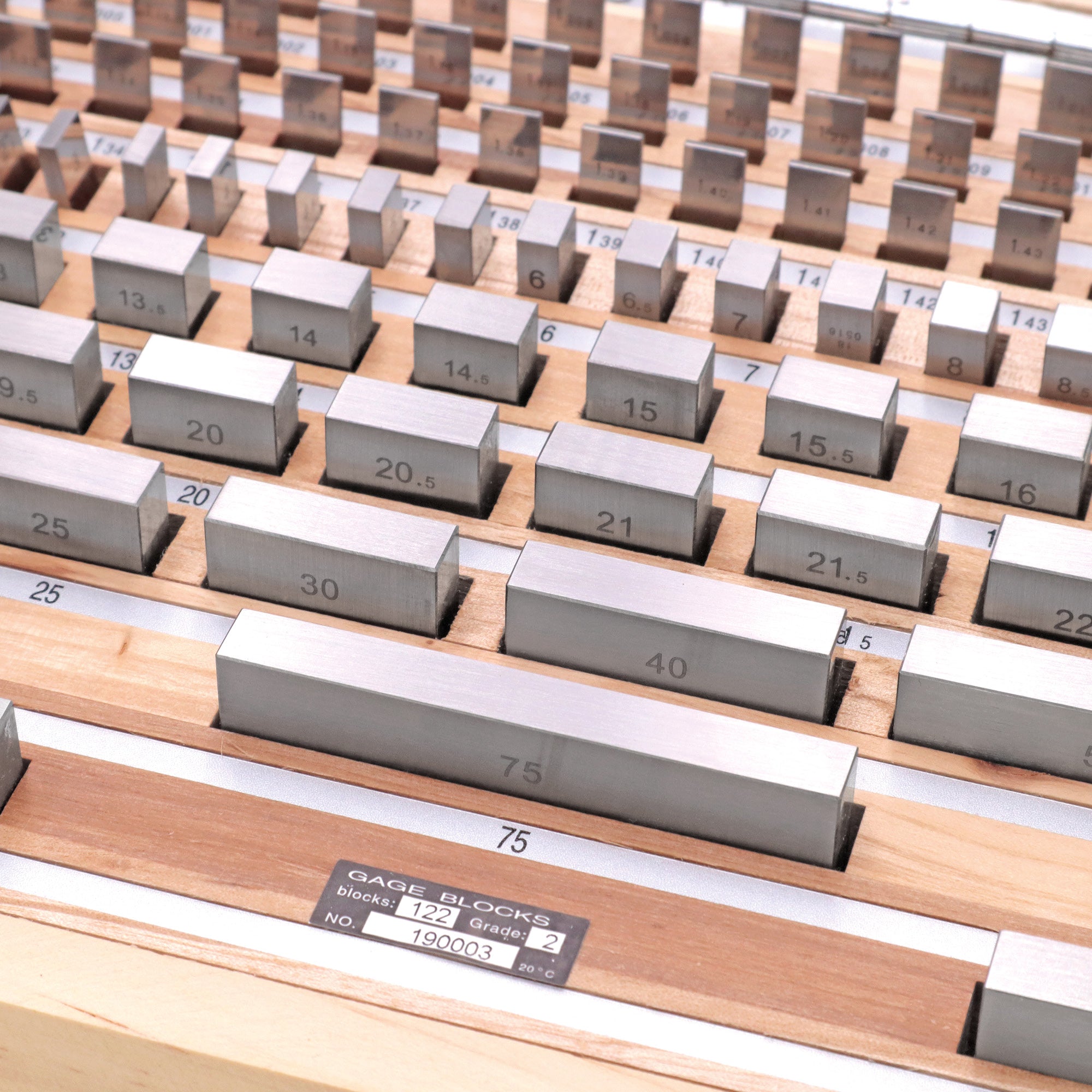 Endmaßsatz 122-teilig Stahl