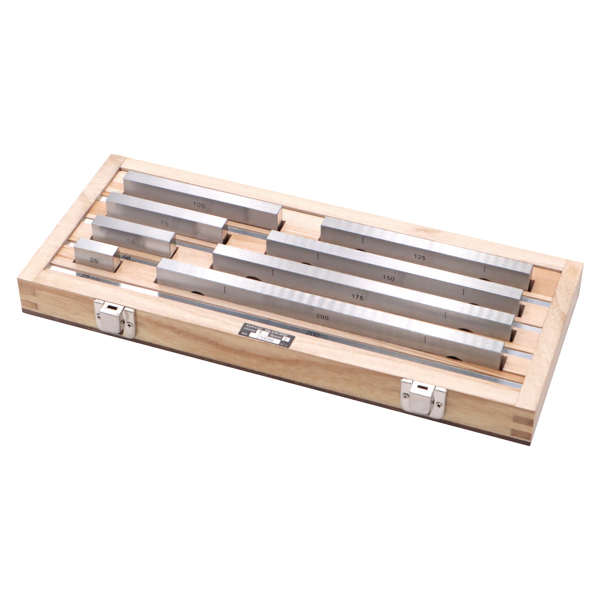 Endmaßsatz lang 8-teilig Stahl