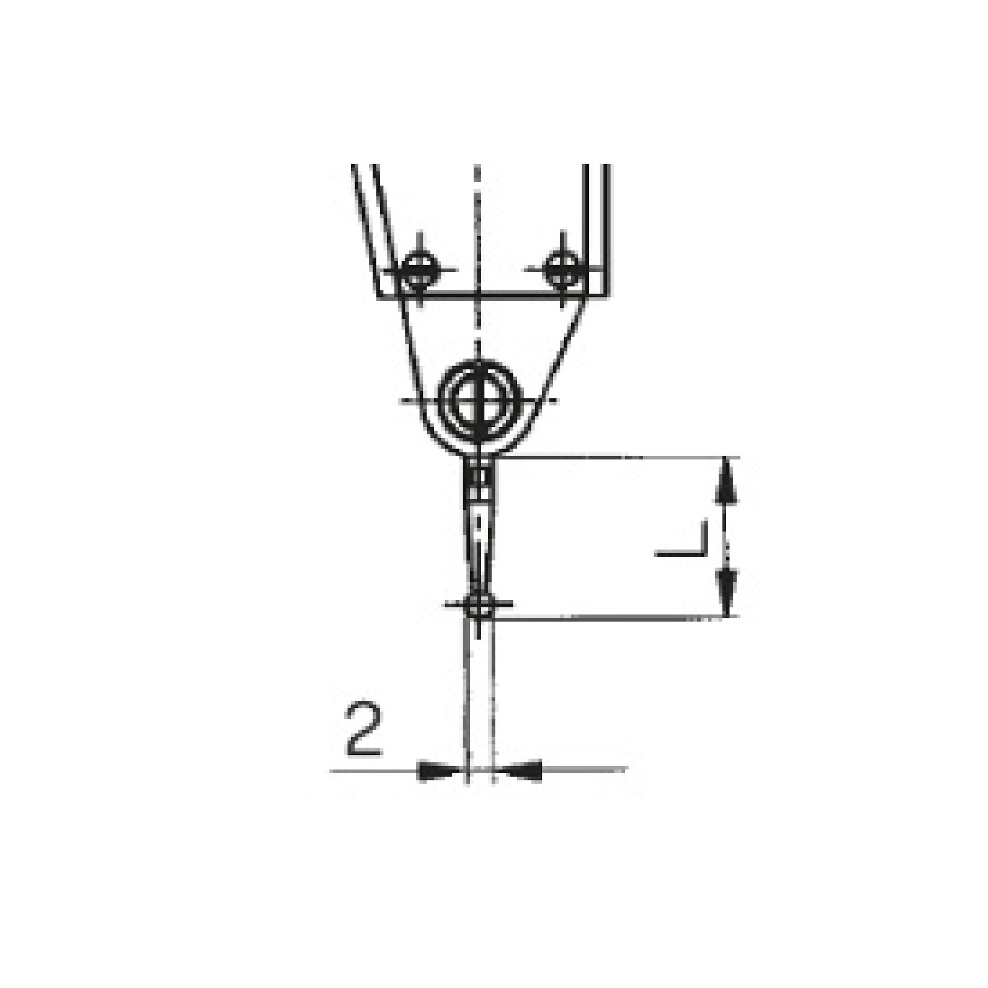 Fühlhebelmessgerät 1,6mm Zeichnung