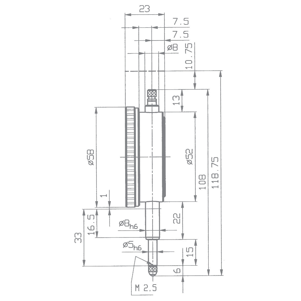 Käfer M 2/10 S Zeichnung