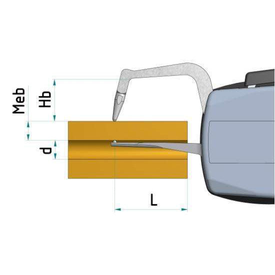 Kroeplin Außentaster Rohr-Wandstärke Zeichnung