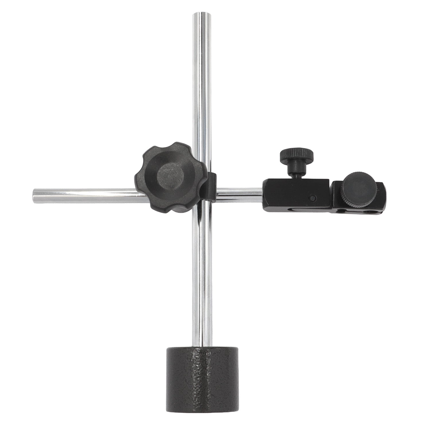 Magnetic measuring stand with round magnetic base