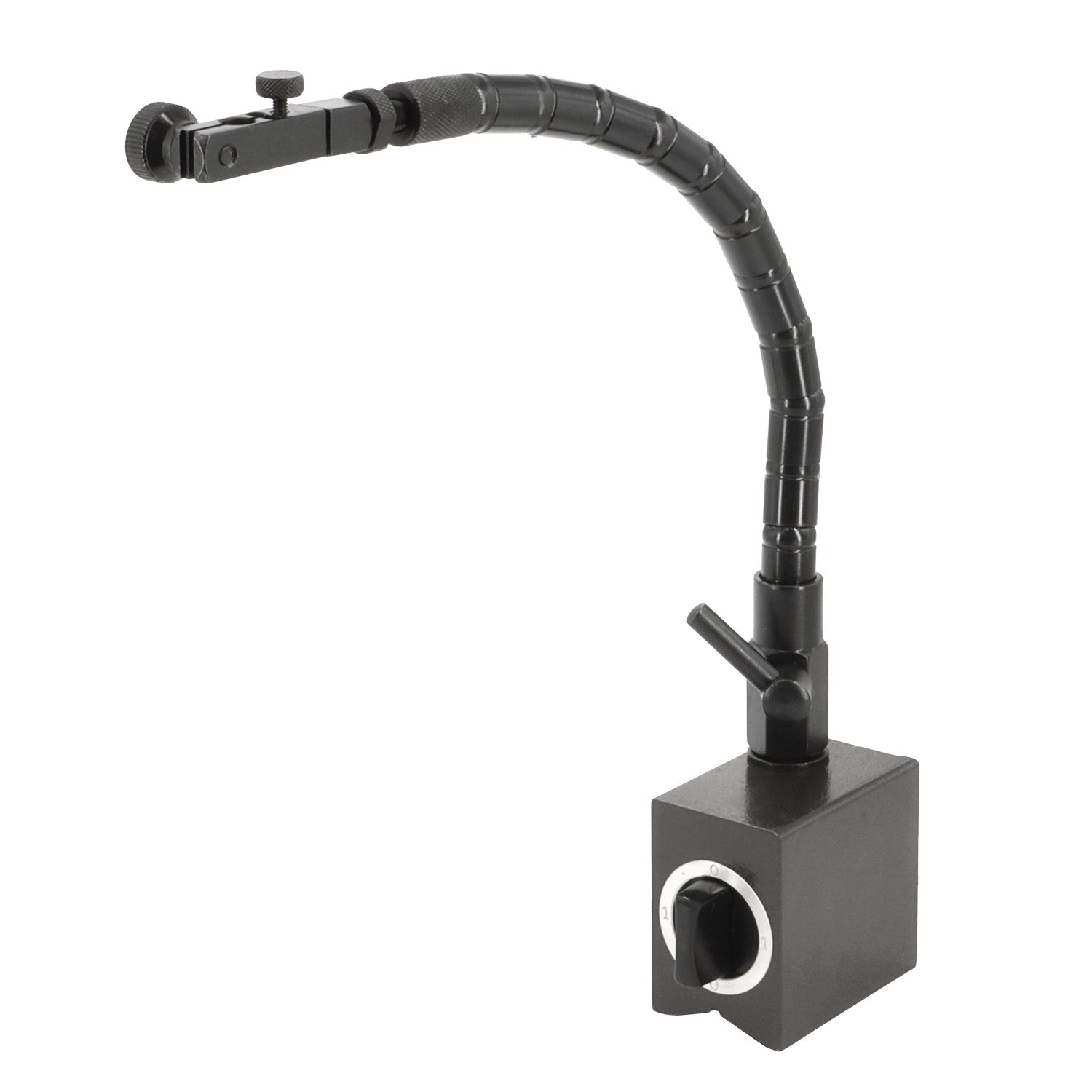 Magnetstativ mit flexiblem Stahlgliederarm