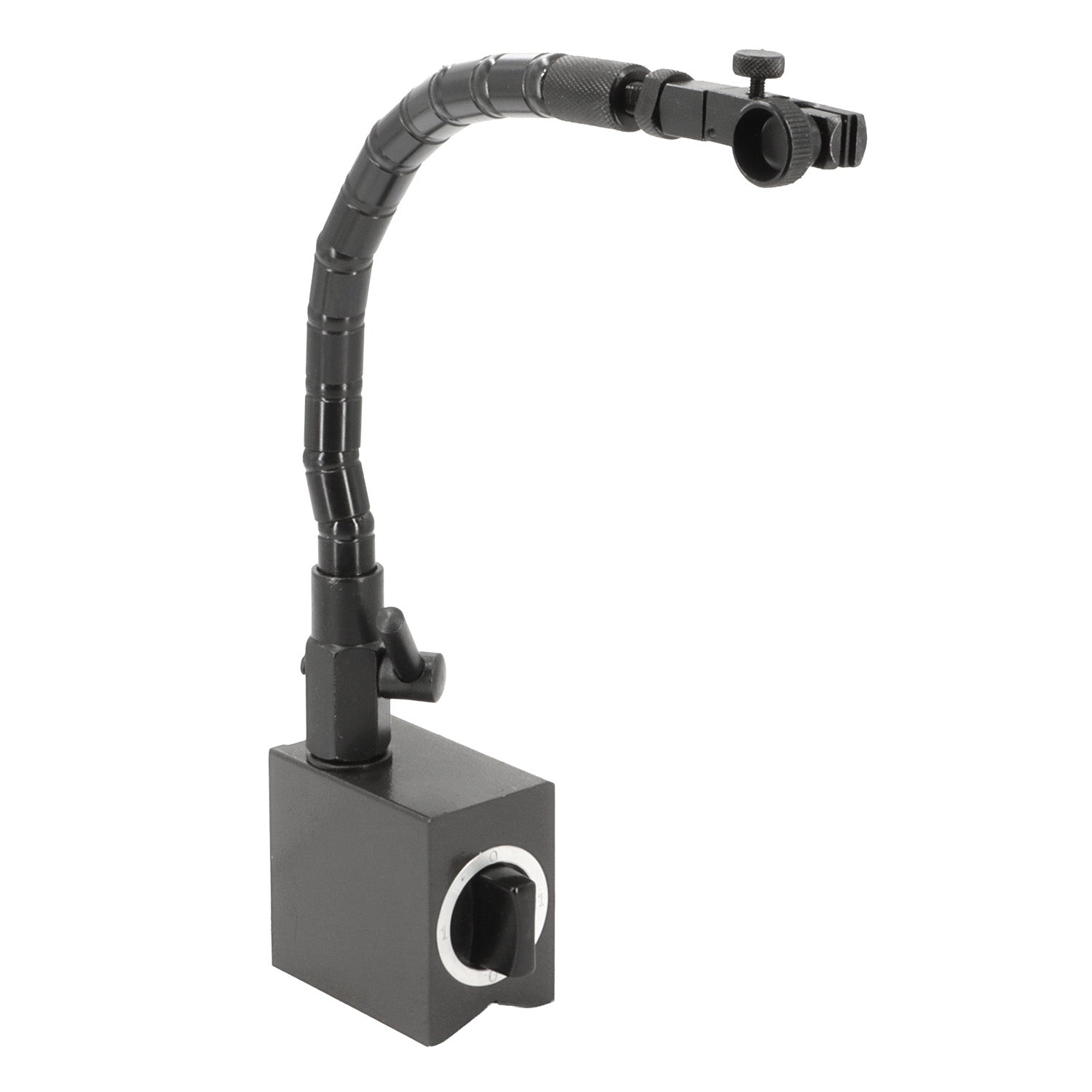 Magnetstativ mit flexiblem Stahlgliederarm
