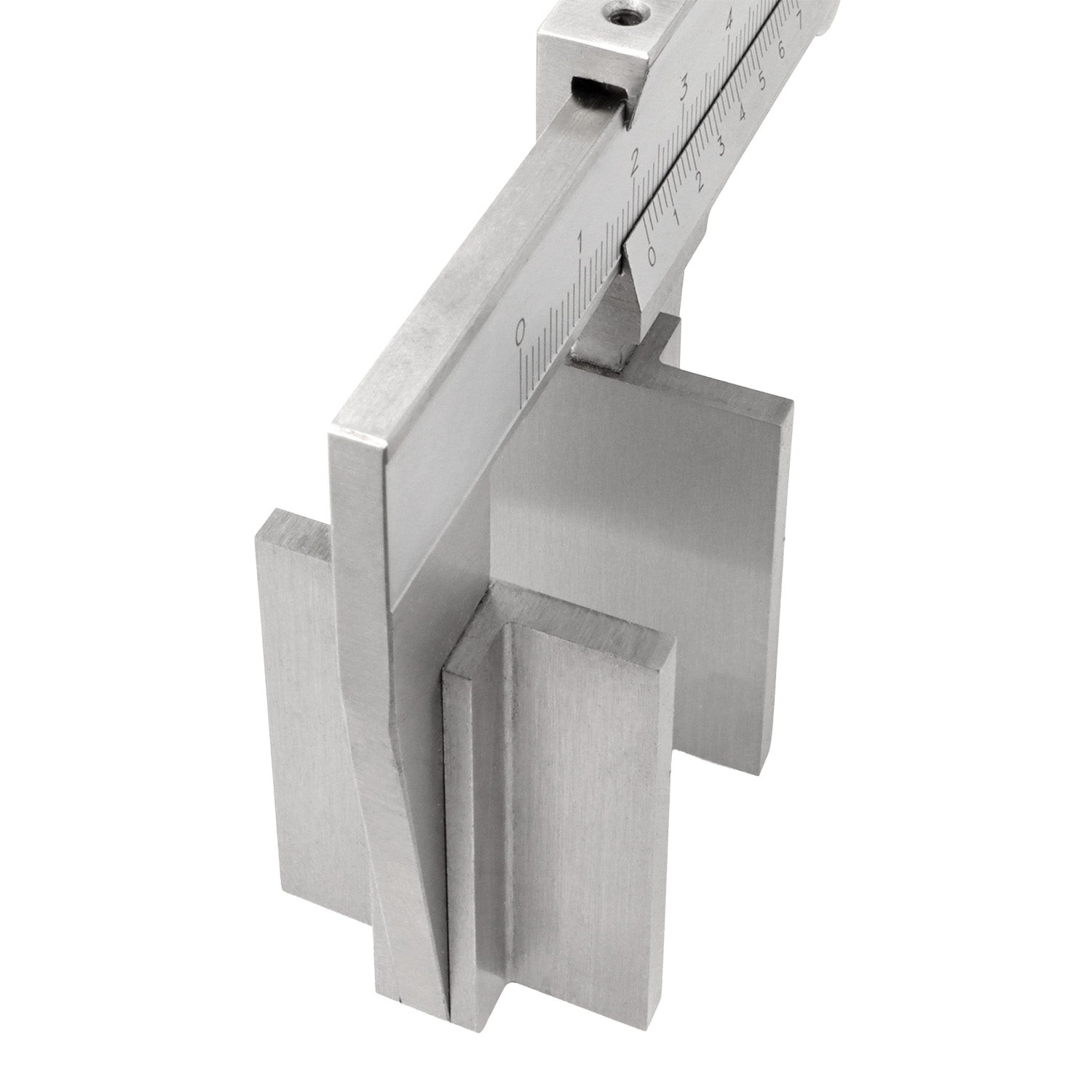 Caliper with wide jaws for ropes/wires