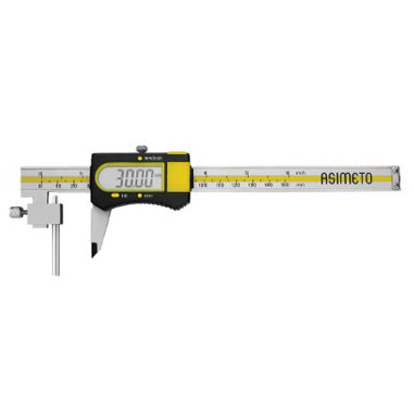 Digital caliper for wall thickness measurement