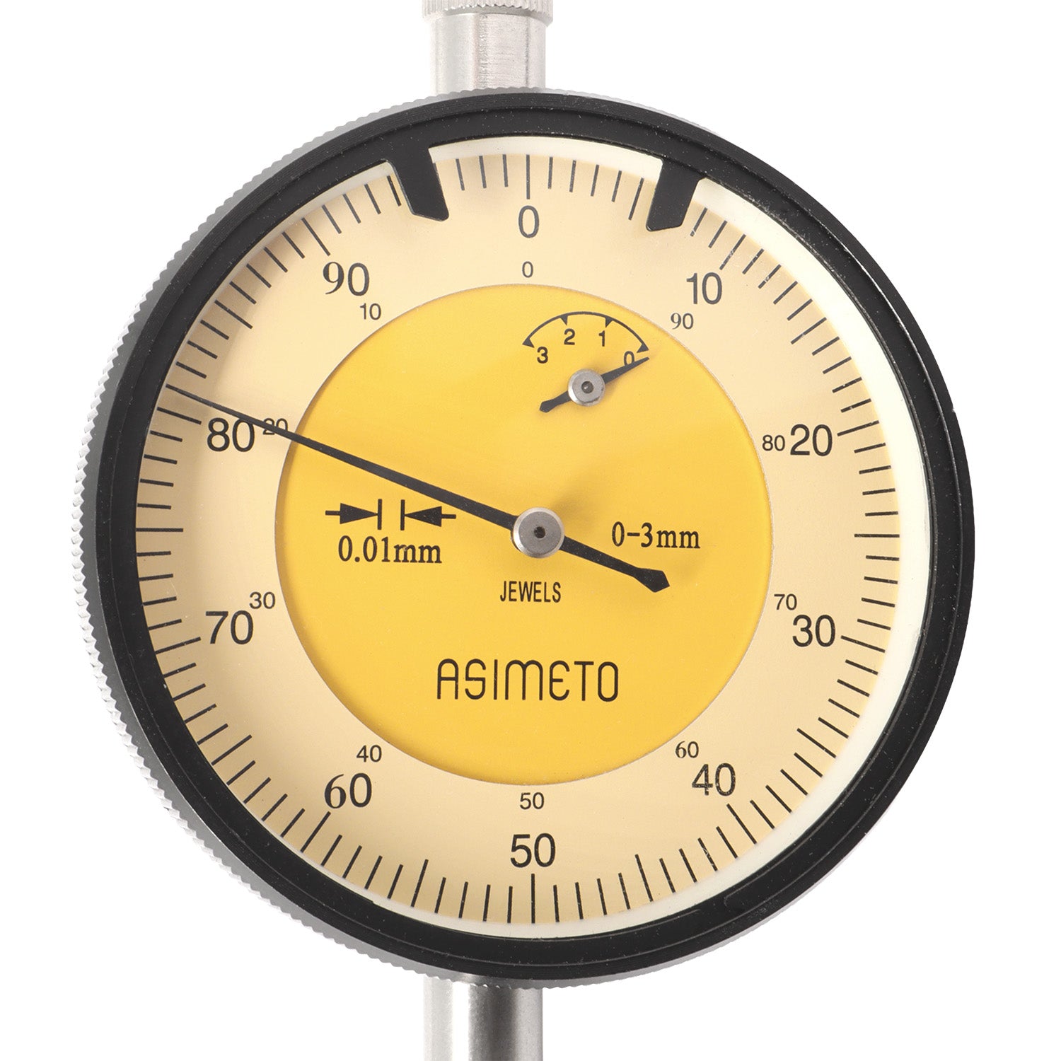 ASIMETO precision dial indicator 0.01 mm