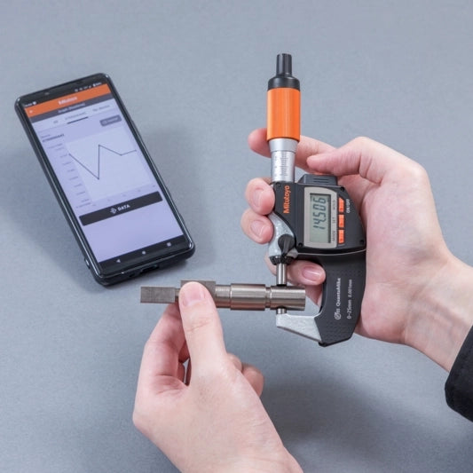 Mitutoyo Bügelmessschraube Datenübertragung