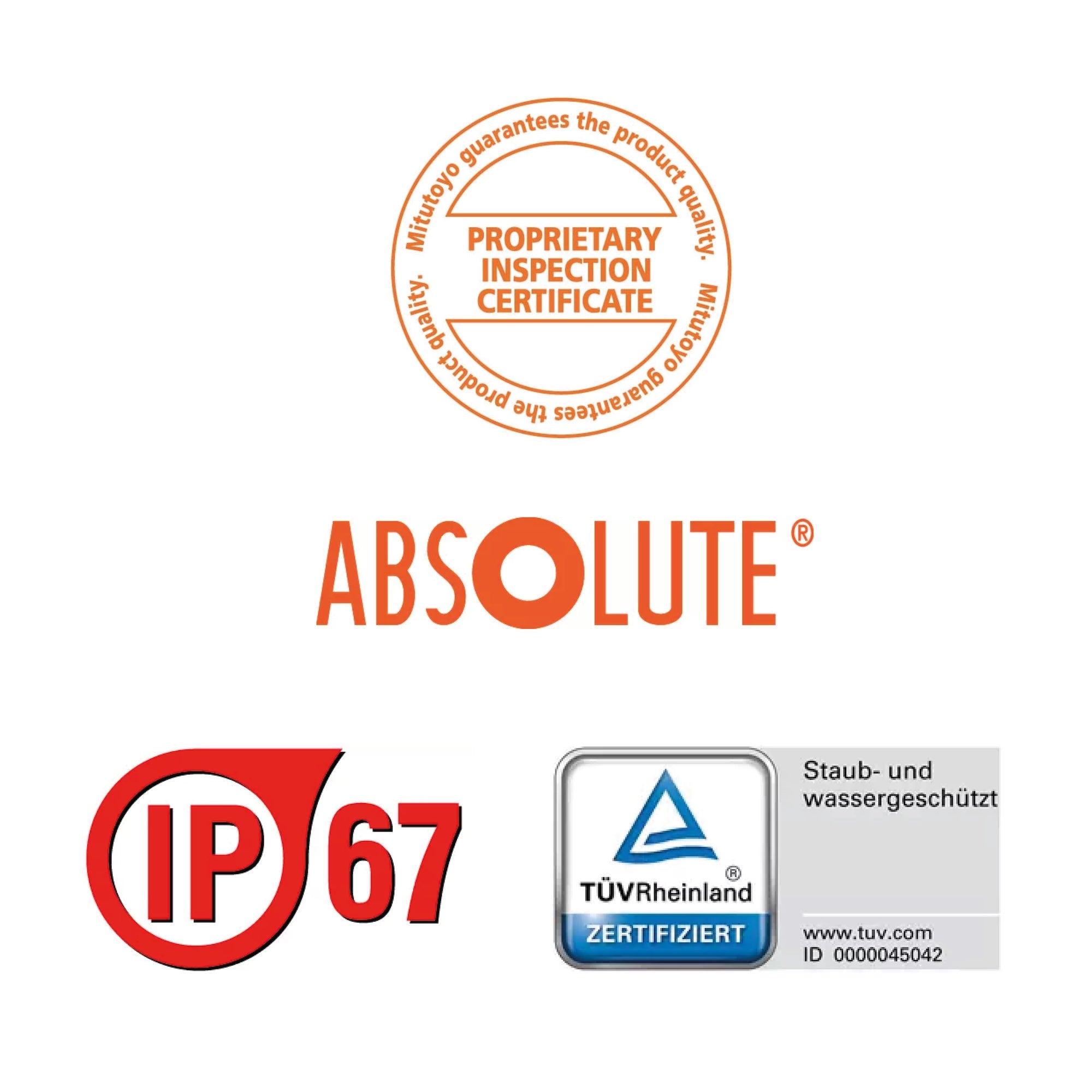 Mitutoyo Messschieber IP67 Zertifizierung