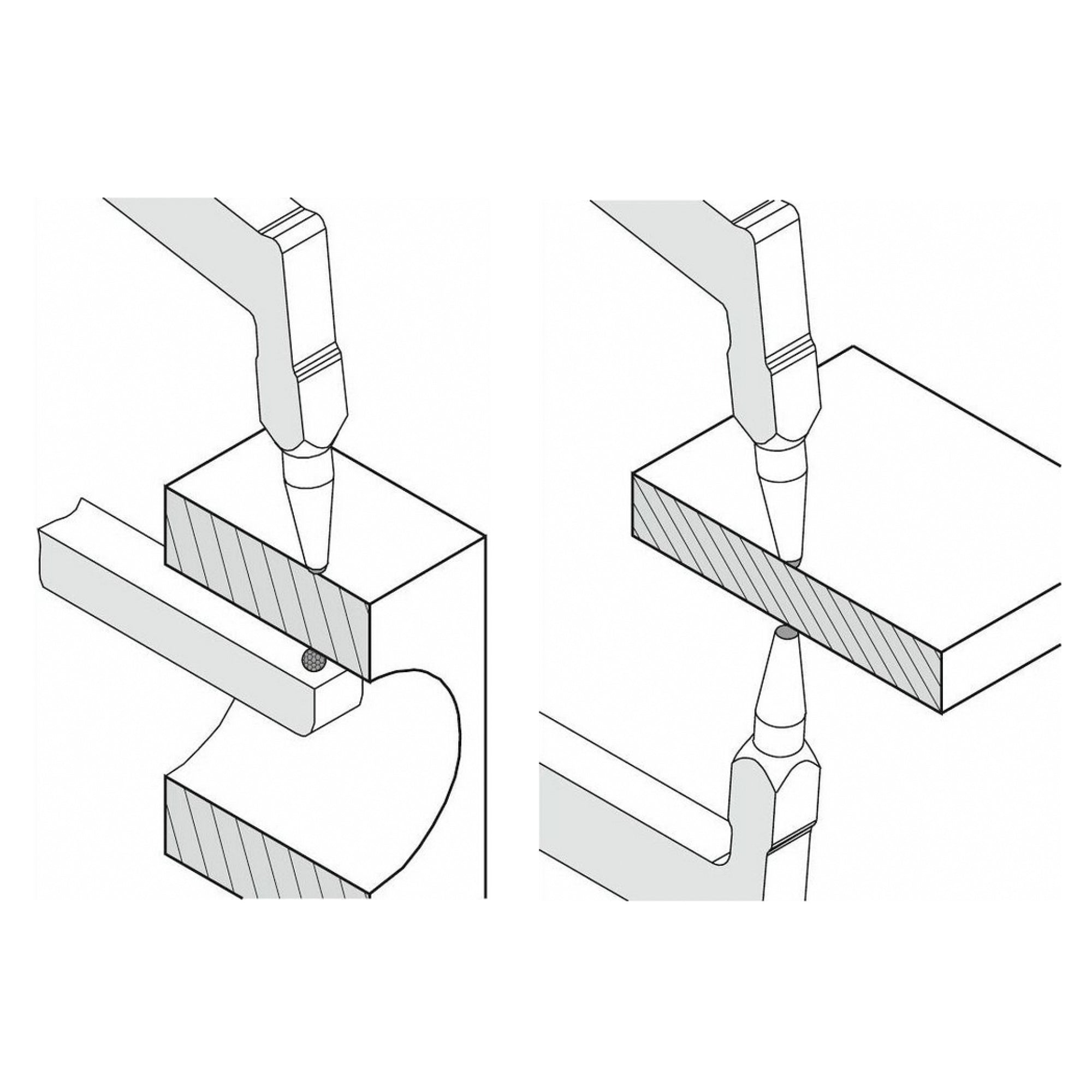 Außen-Schnelltaster digital Zeichnung