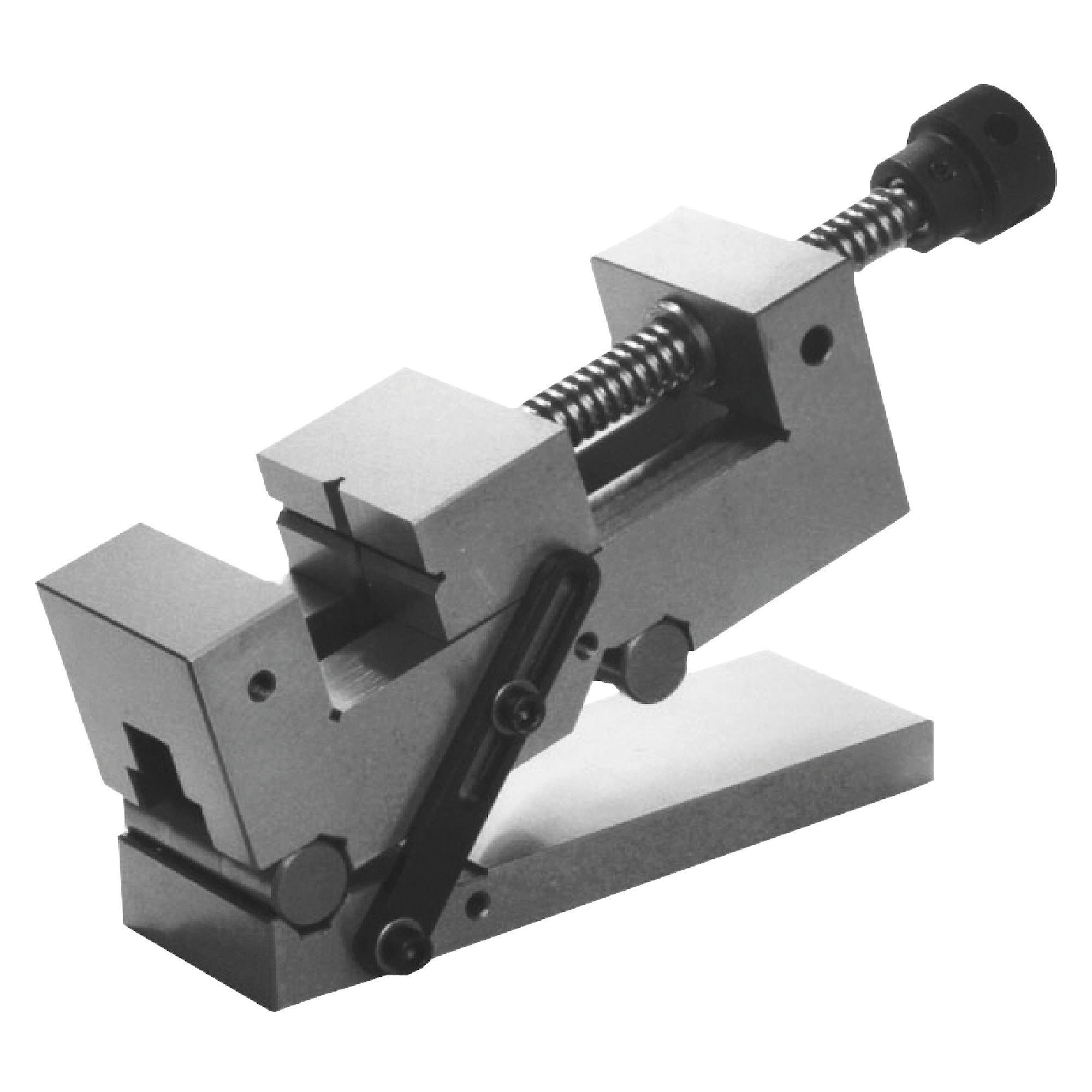 Sinusschraubstock mit Schwenkachse vorn