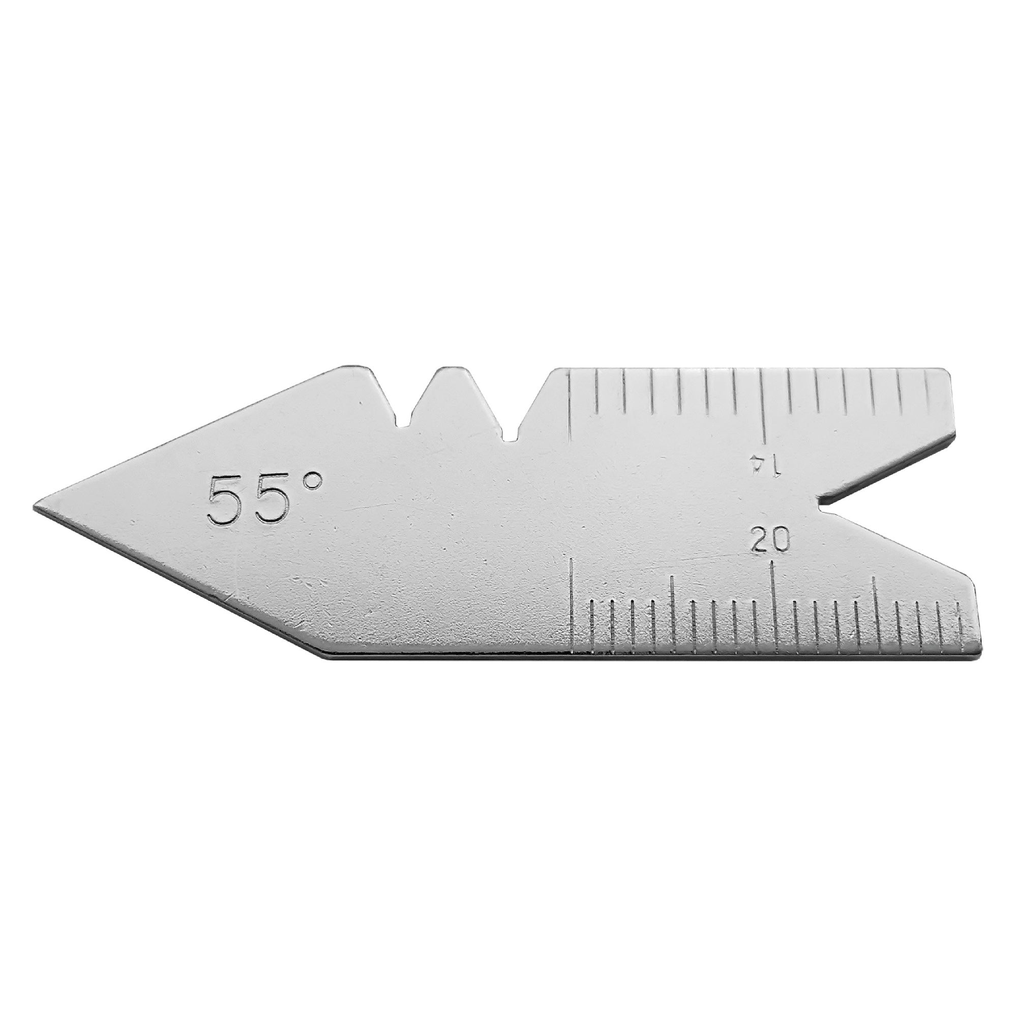 Spitz-Gewindestahl-Schleiflehre Whitworth