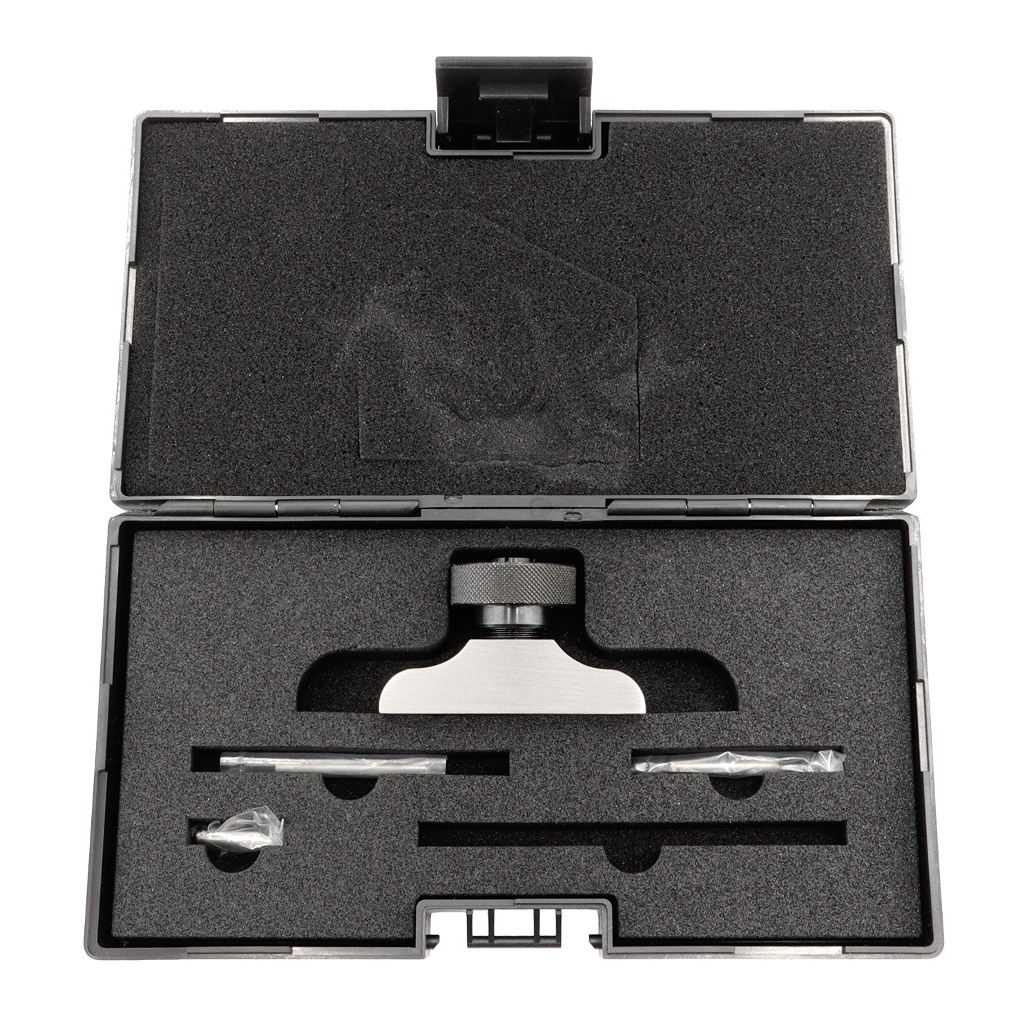 Depth measuring bridge for dial indicator, flat