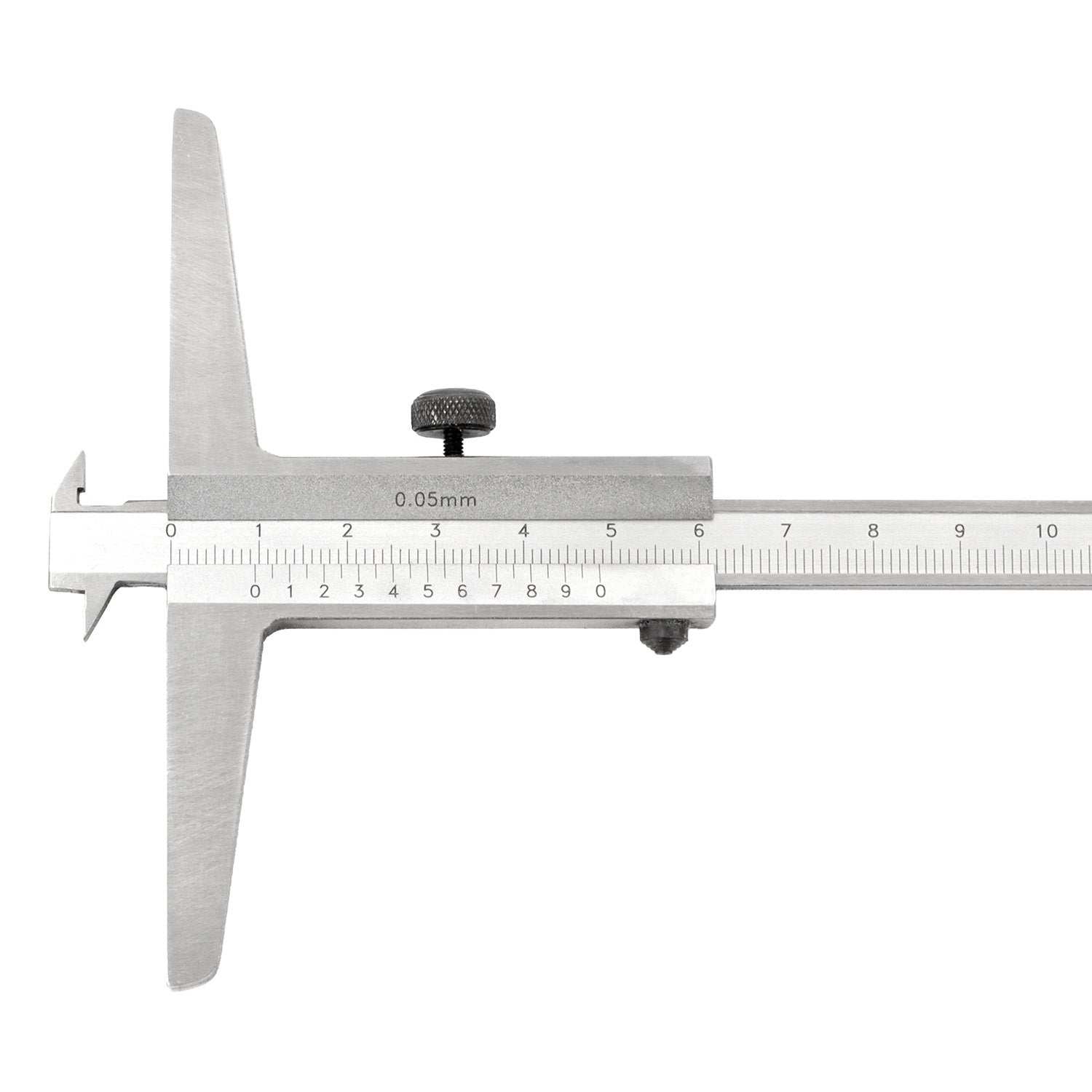 Depth caliper with double hook