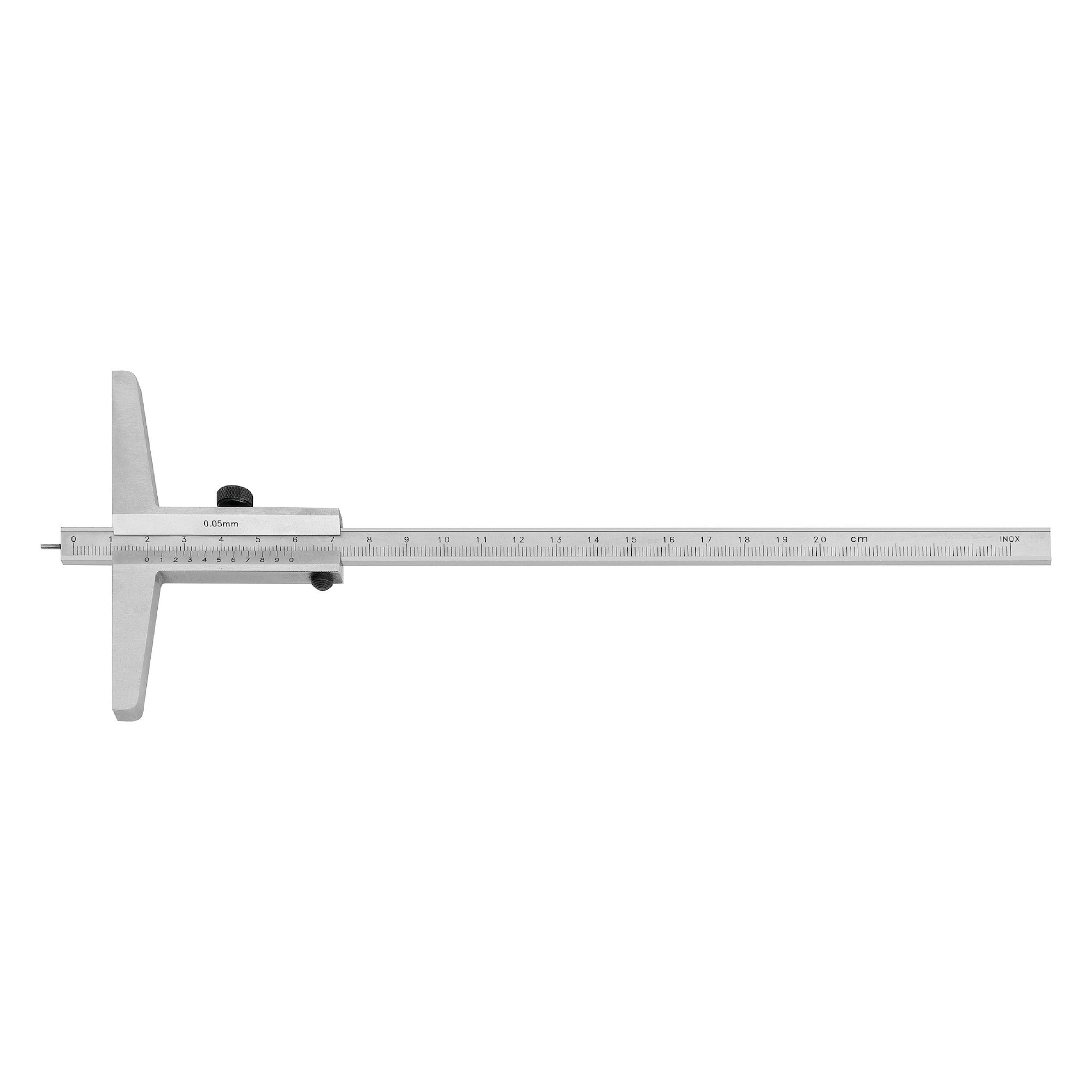 Tiefenmessschieber mit rundem Stift