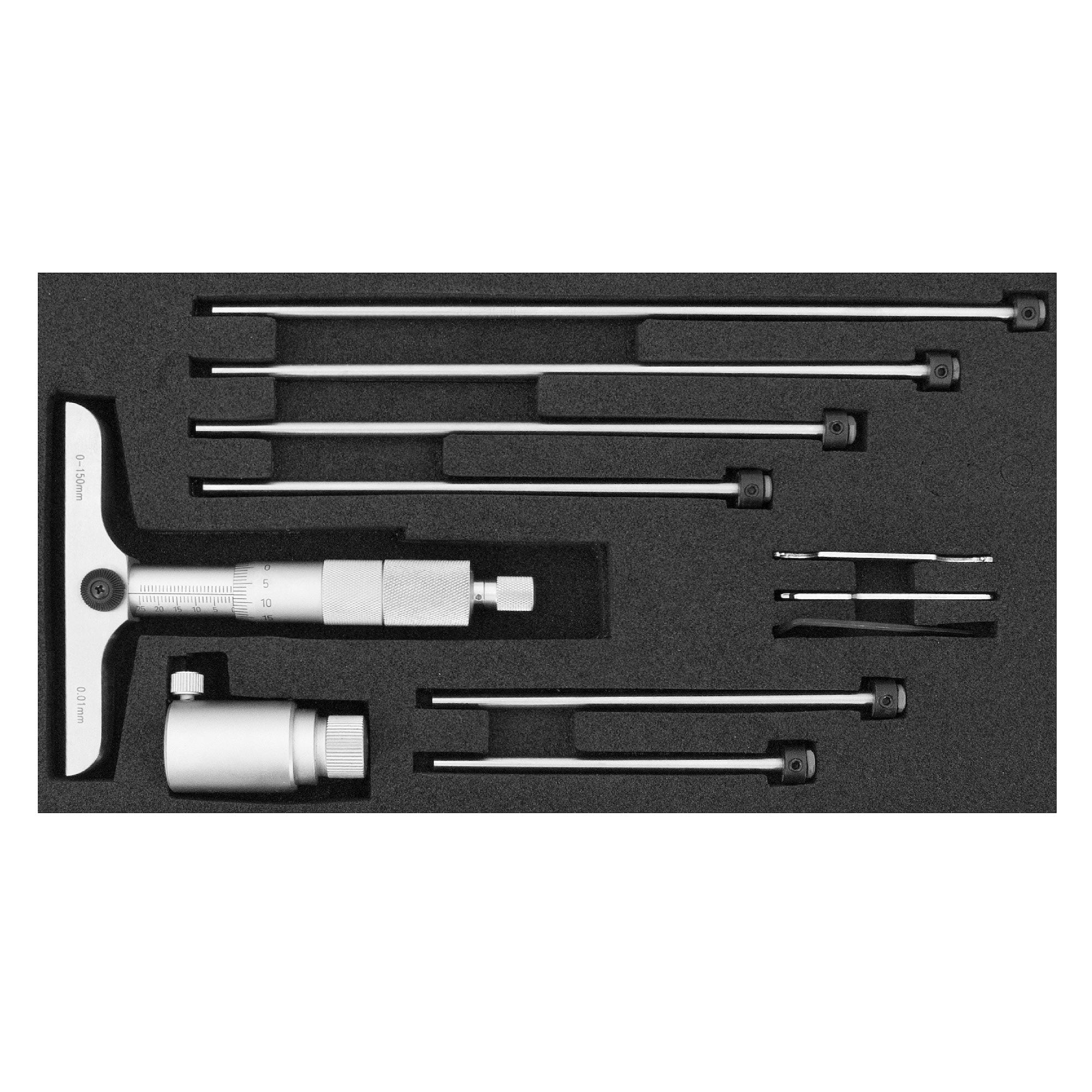 Tiefenmessschraube analog