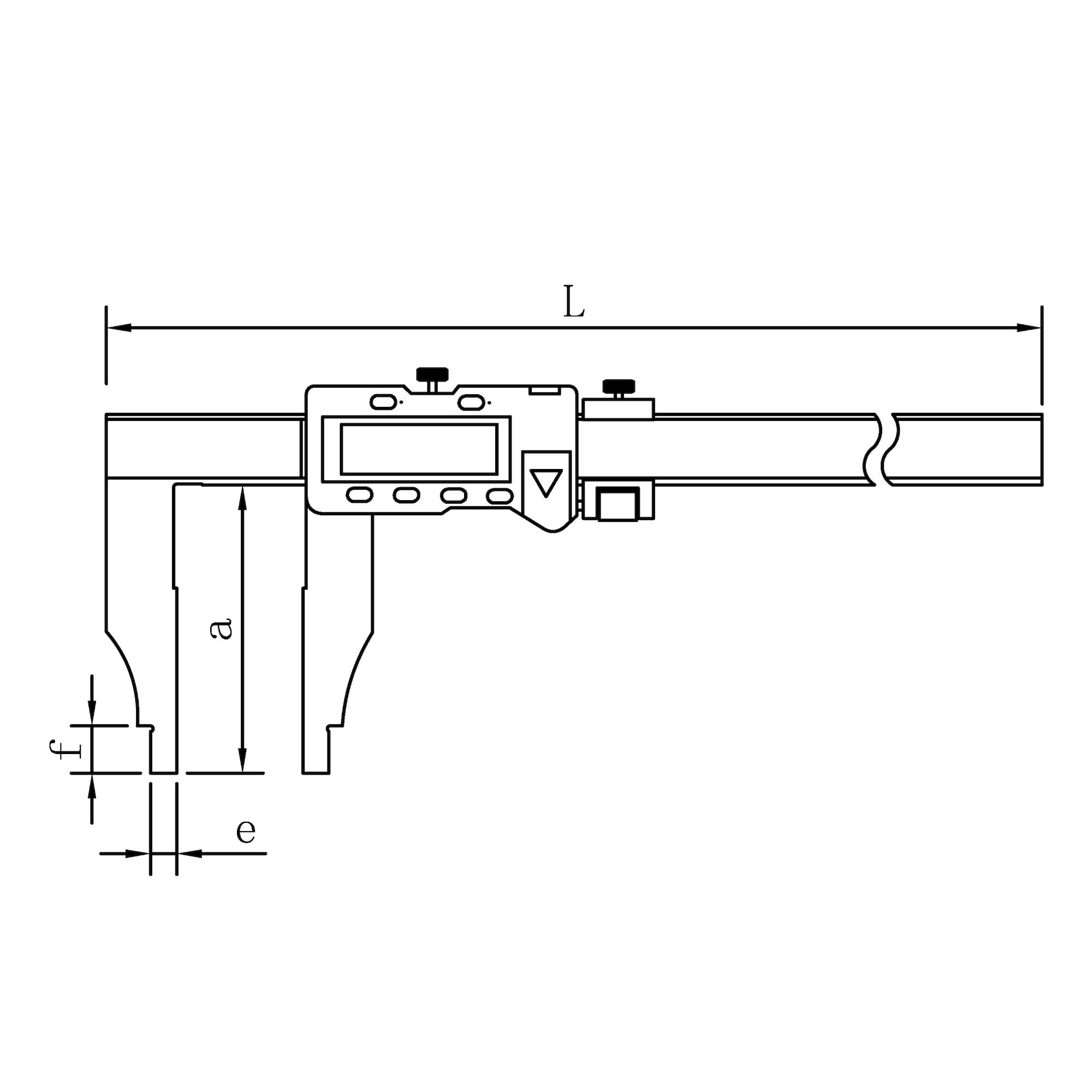 Digitaler Werkstattmessschieber