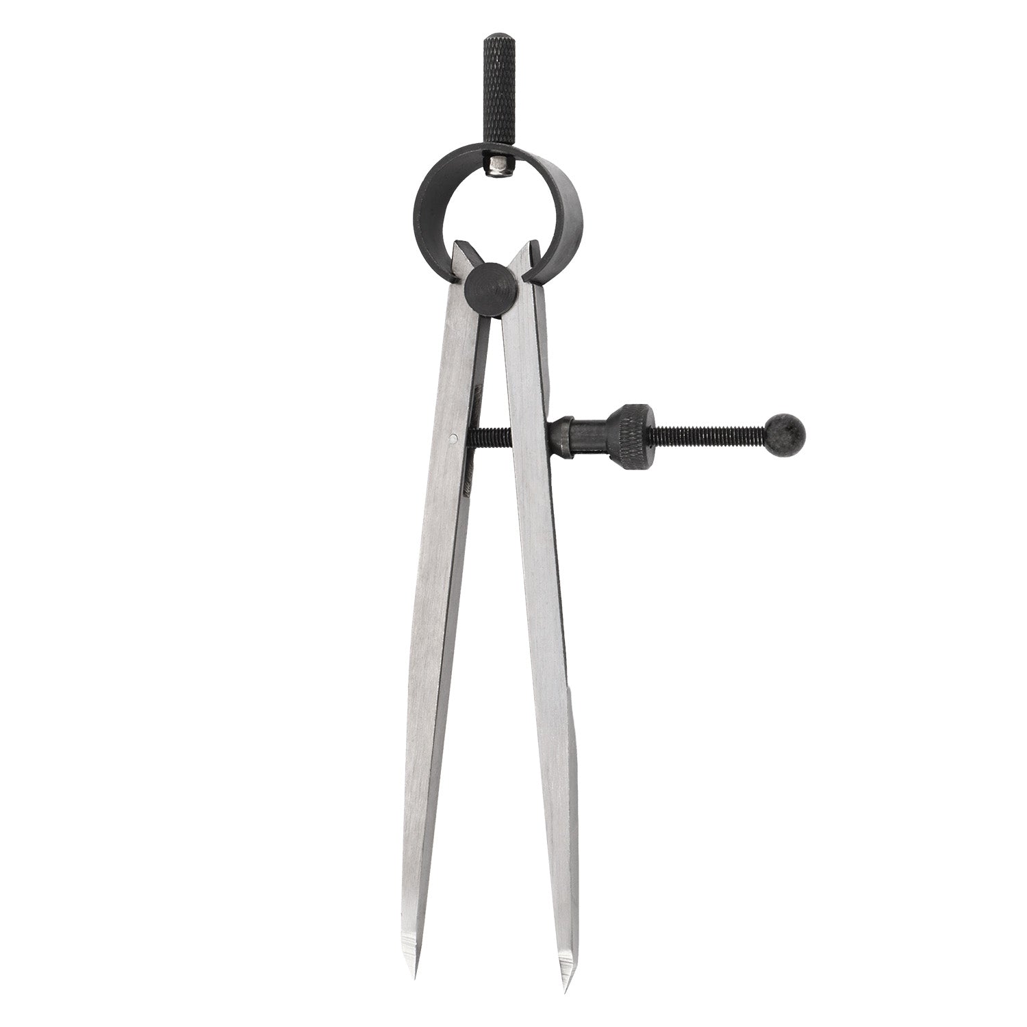 Spring compass with fixed tips