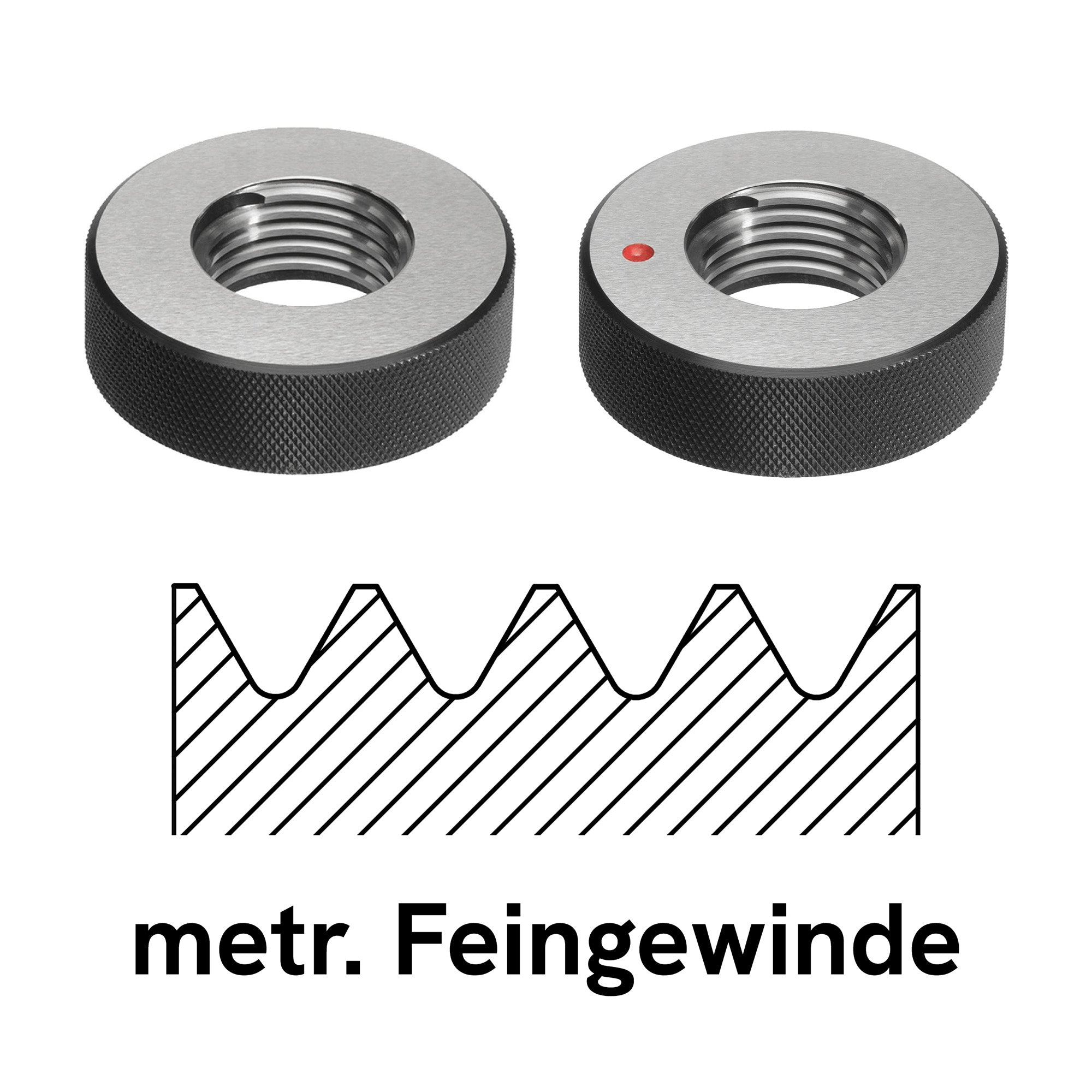 Gewinde-Lehrringe: Feingewinde