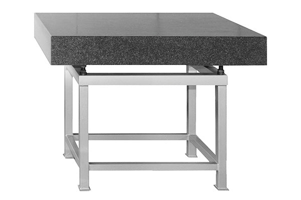 Granit-Messplate mit Winkelgestell