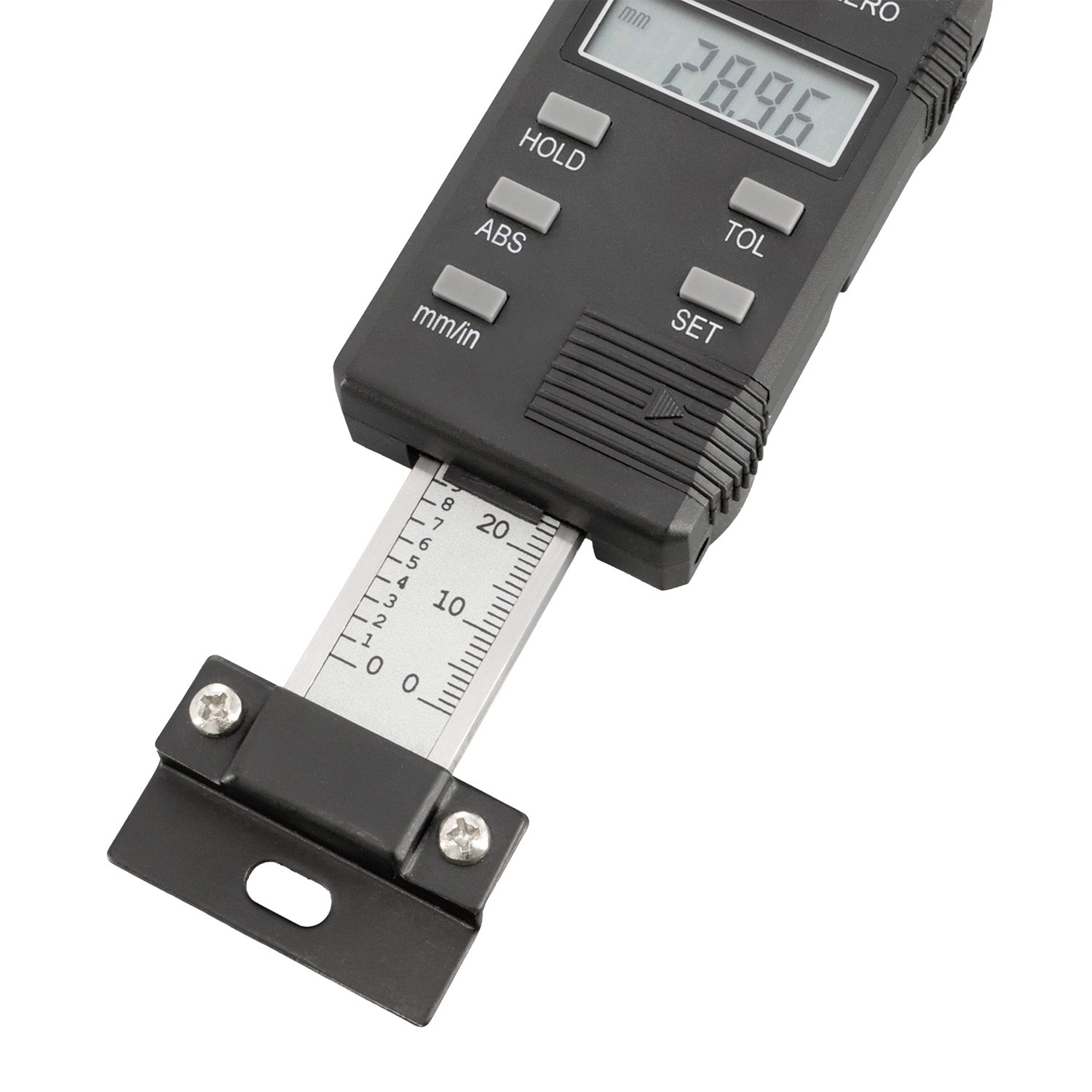 Digitaler Anbaumessschieber vertikal