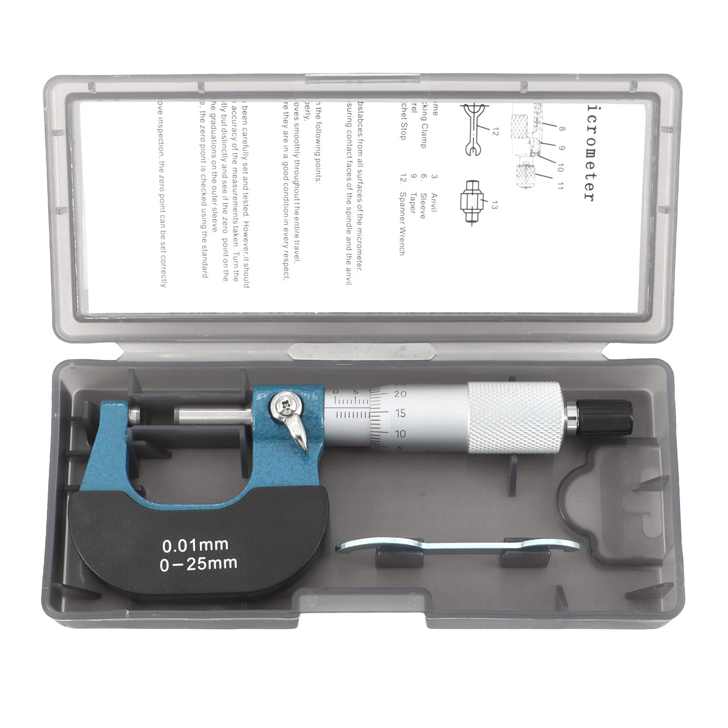 Outside micrometer analog 0.01 mm