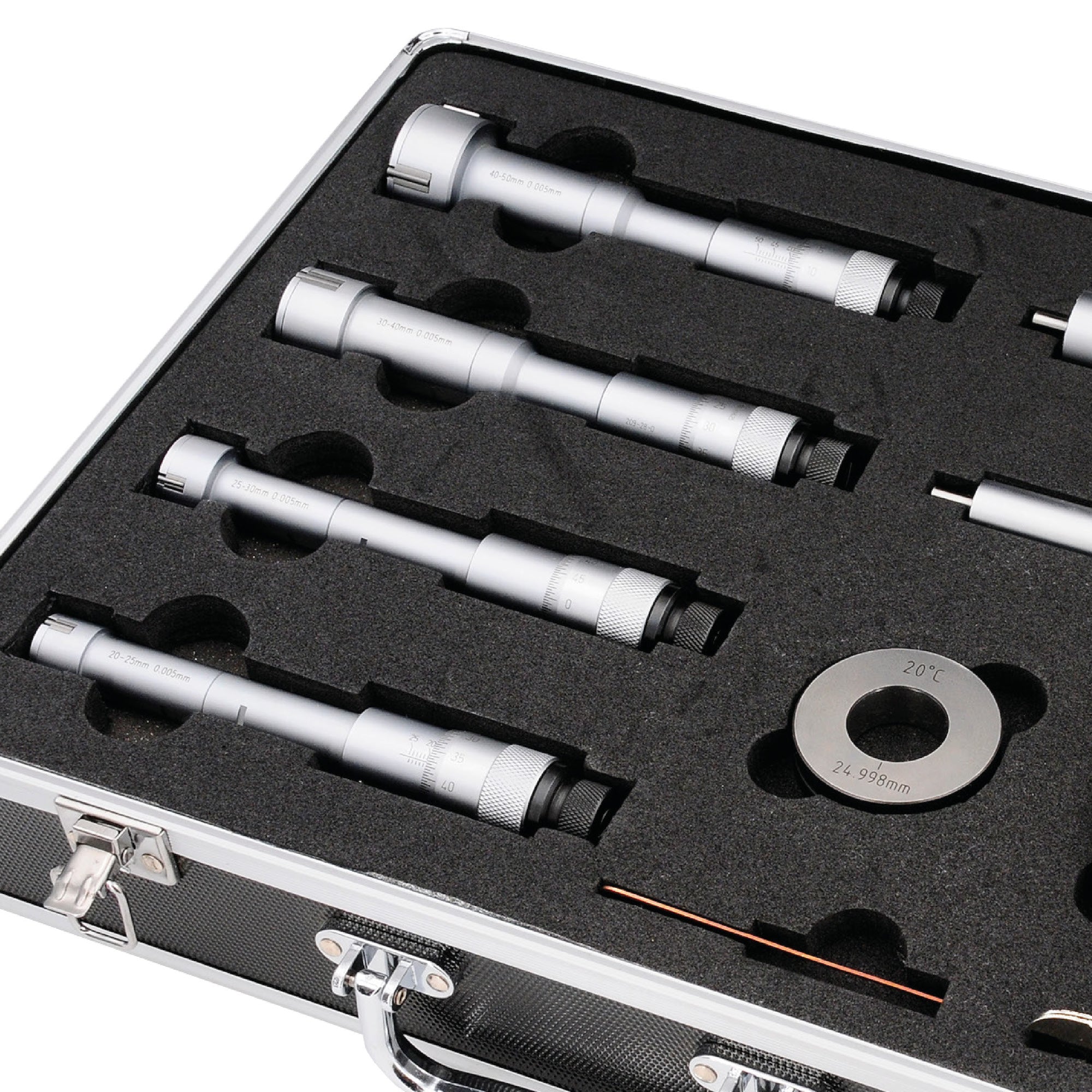 Dreipunkt Innenmessschrauben analog Set