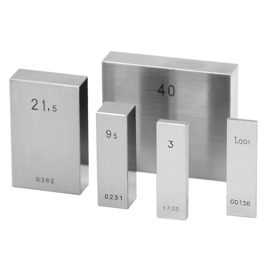 Einzel-Parallelendmaß Stahl Gen. 2 (0,5–100mm) - ASIMETO Germany
