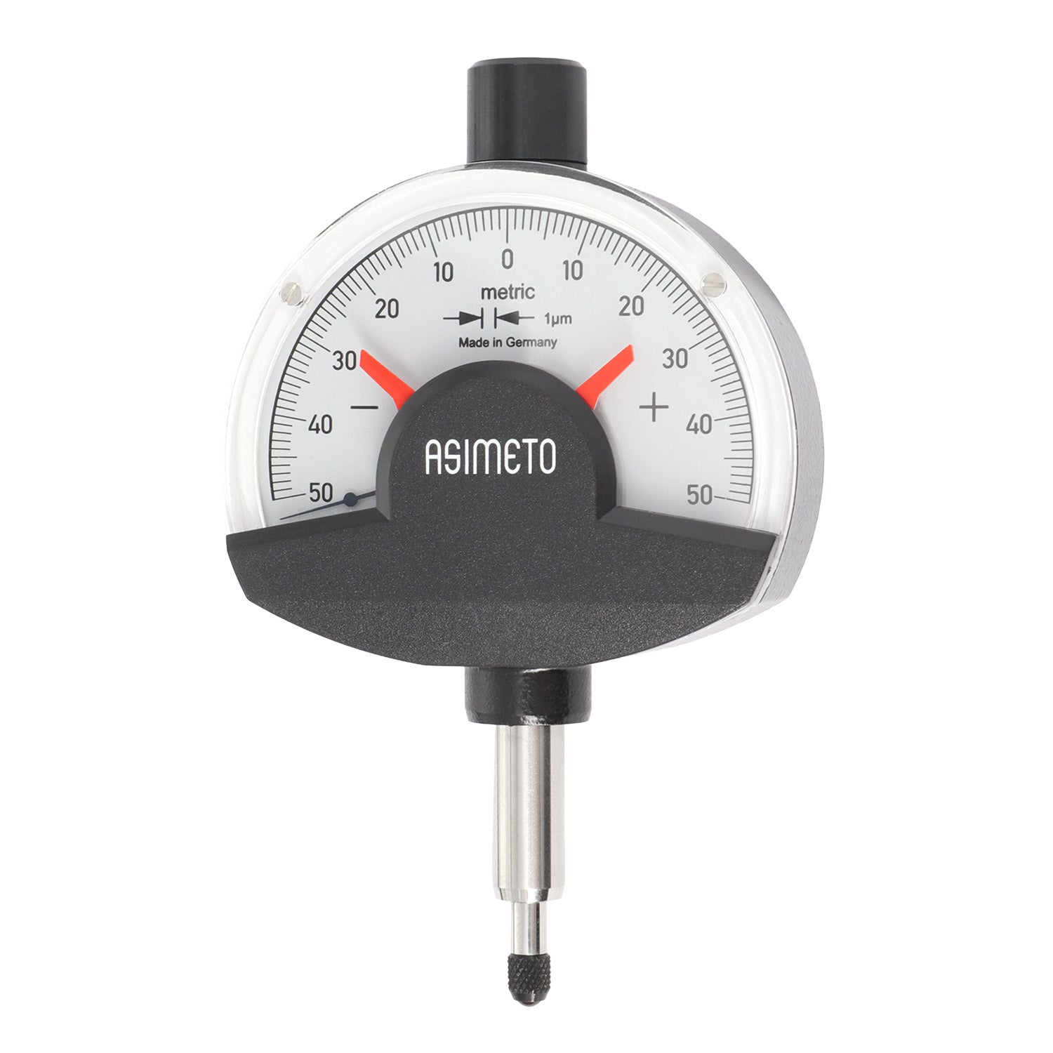 ASIMETO precision pointer with shock protection