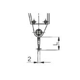 Fühlhebelmessgerät 1,6mm Zeichnung