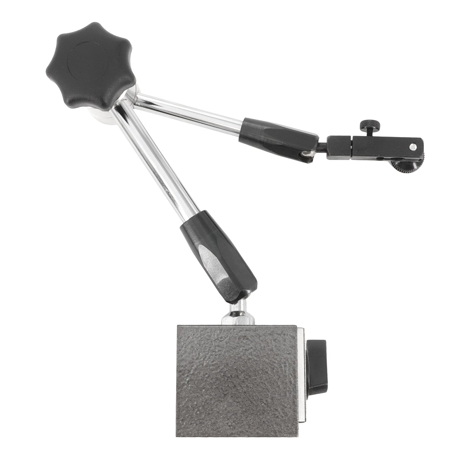 Magnetic measuring stand with articulated arm