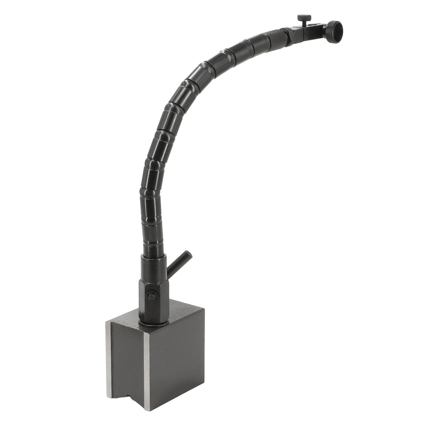 Magnetstativ mit flexiblem Stahlgliederarm