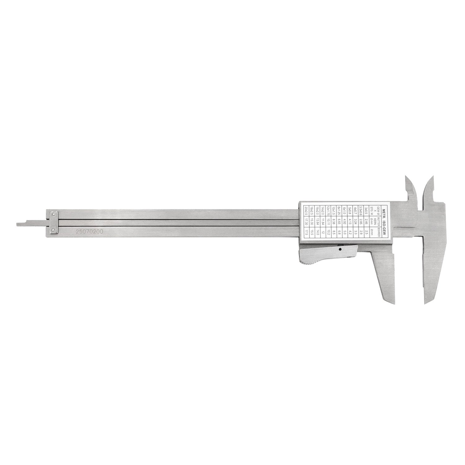 Basic caliper with torque adjustment