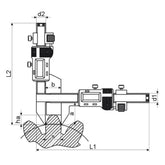 Digitaler Zahnweiten-Messschieber - ASIMETO Germany