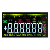 Digitale Messuhr der Professional-Serie – Ansicht des Displays
