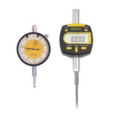 Analoge und digitale Messuhren