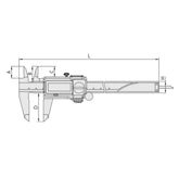 Mitutoyo Absolute Digimatic IP67 150mm