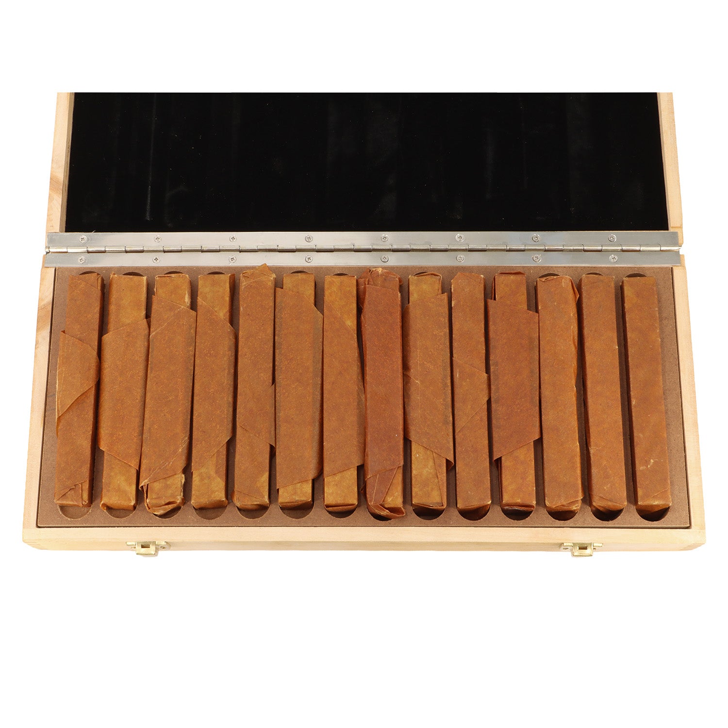 Parallelunterlagen Satz im Holzetui