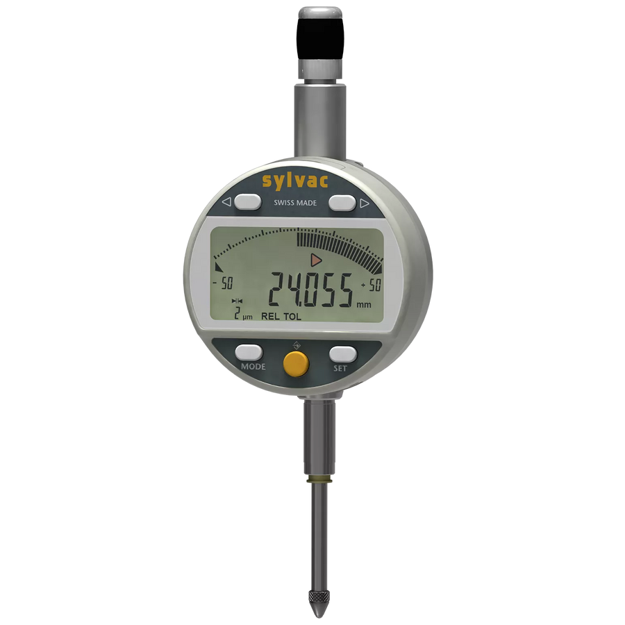 Sylvac S_Dial Work Analog Messuhr mit Analoganzeige – Messbereich 25 mm