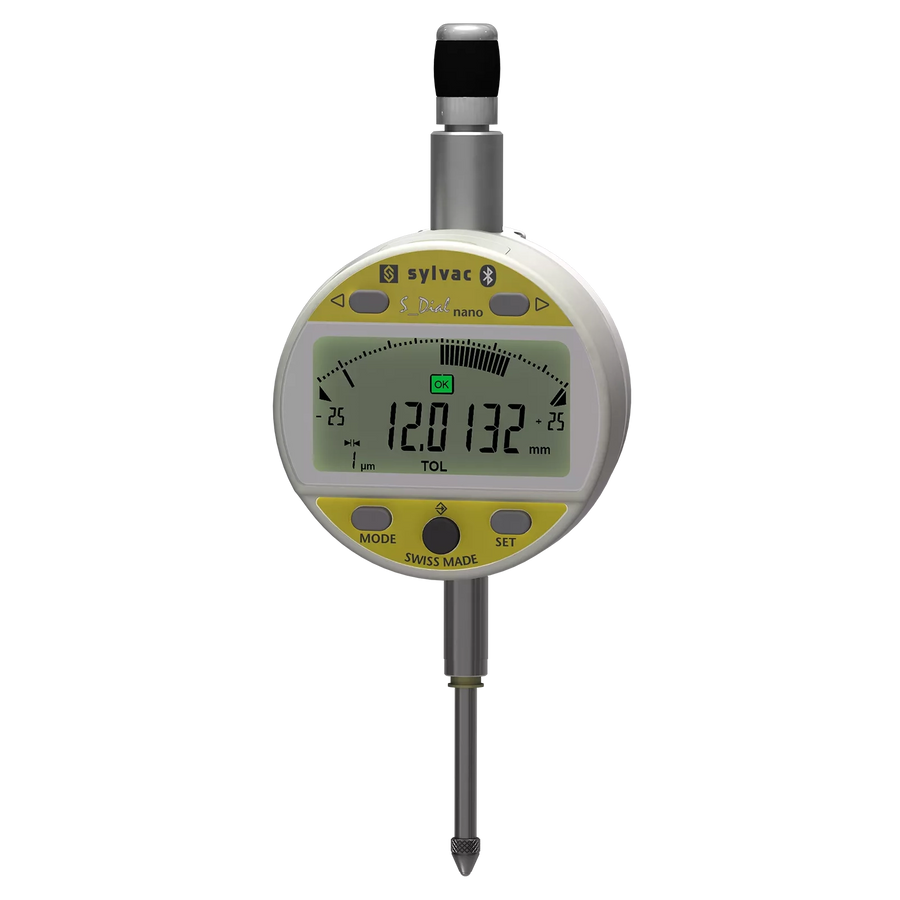 Sylvac S_Dial Work Analog Nano Smart Messuhr – Messbereich 12,5 mm