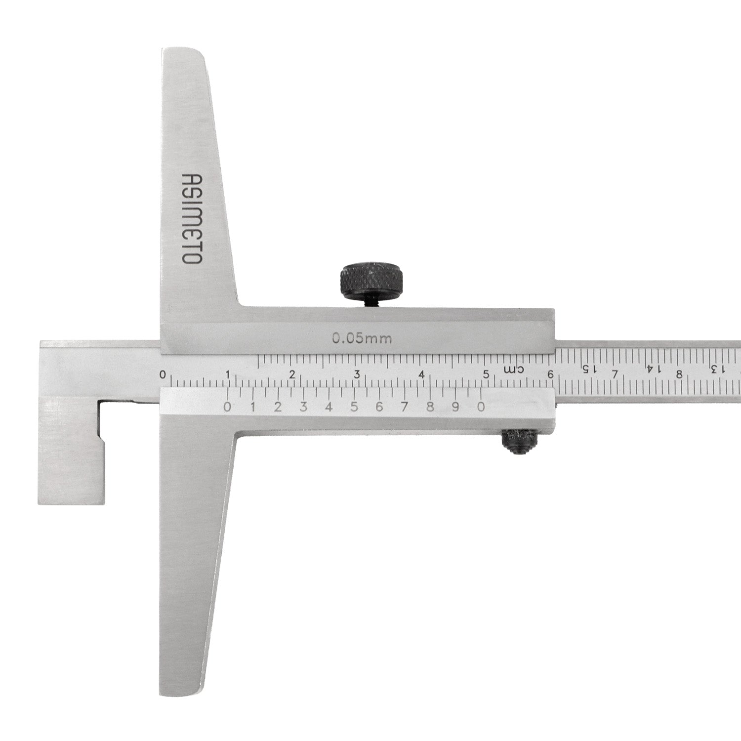 ASIMETO Tiefenmessschieber mit Haken