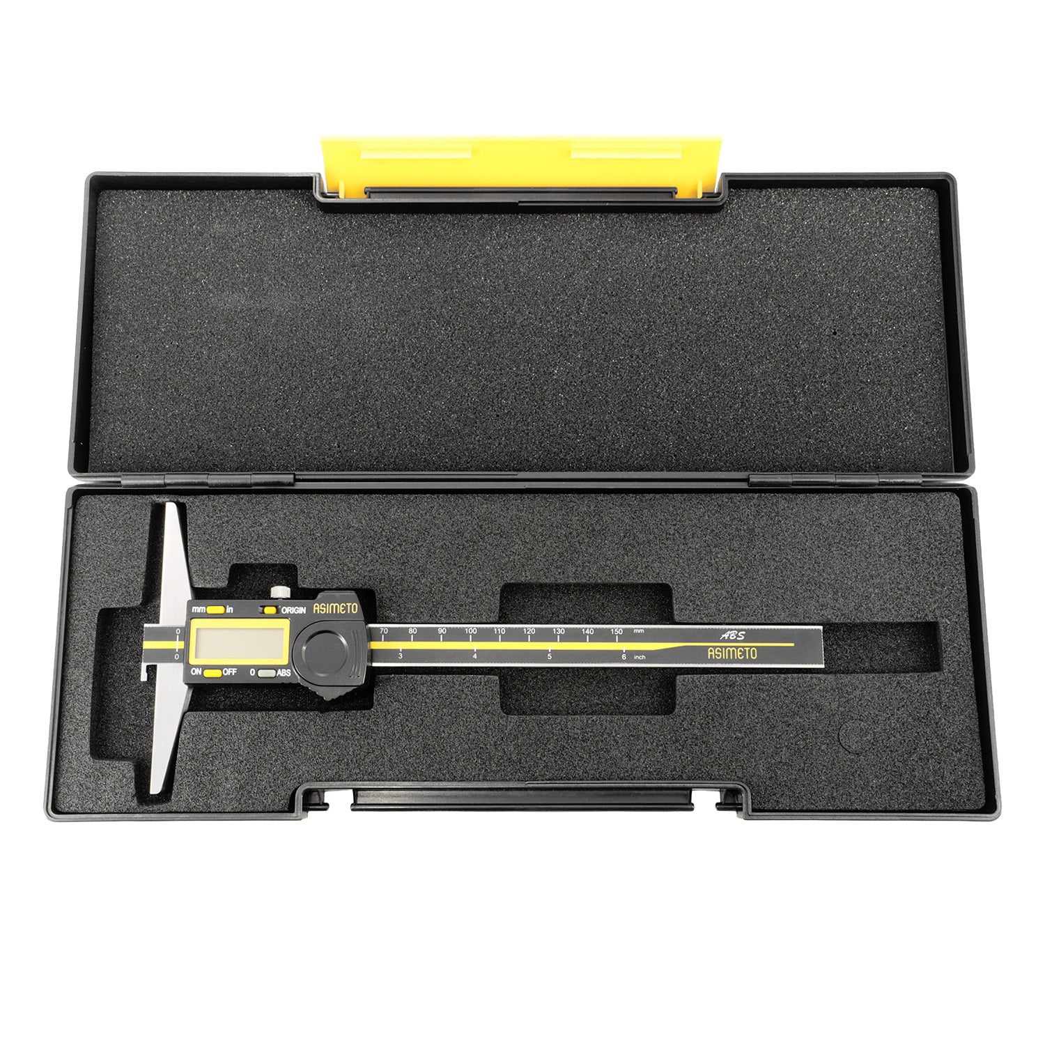 ASIMETO Digitaler Tiefenmessschieber mit Haken